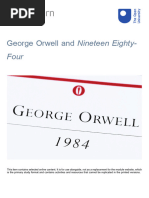 George Orwell and Nineteen Eighty Four Printable