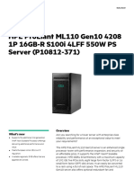 HPE ProLiant ML110 Gen10 4208 1P 16GB-R S100i 4LFF 550W PS Server-PSN1011637460WWEN