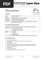 Level 1 - Lesson 5 - Colours & Fruit 4