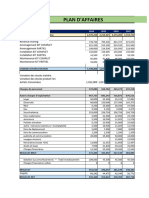 Model de Plan D'affaires Et de Plan Financier 11-2023