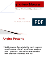 Coronary Artery Diseases Dr. Tarek 