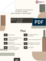 Optimisation Des Convertisseurs de Puissance Dans Les Systèmes PV