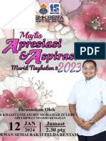 Buku Program Majlis Apresiasi & Aspirasi