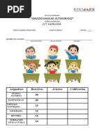 Examen 4to Grado