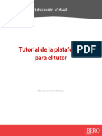 Tutorial de La Plataforma para El Tutor - 2018