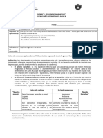 GUIA - 1 y 2 El Género Narrativo y Sus Elementos Narrativos de Octavo Básico. Unidad Cero