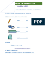 Medidas de Longitud para Segundo Grado de Primaria