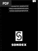 Fresh Water Generator SONDEX SFD 13 PDF