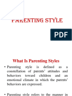 Parenting Styles and Rearing Practices