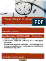 Slide - Aula 2 - Leitura e Produção de Sentidos