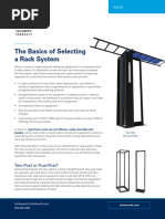 Tech Tip Selecting Rack System