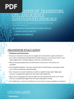 Evaluation of Transistors, CPU, and Science