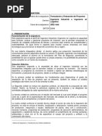 AE030-Formulacion y Evaluacion de Proyectos