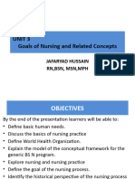  Unit 3 Goals of Nursing and Related Concepts