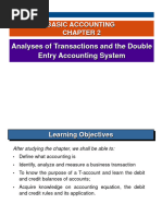 CHAPTER 2 - Analsyes of Transactions and The Double Entry System