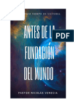 Antes de La Fundación Del Mundo