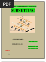 Subnet Prepare Report 2003