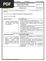 CS3451 Course Plan