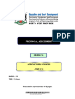 Provincial Assessment: Grade 10