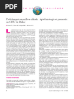 Prééclampsie en Milieu Africain: Épidémiologie Et Pronostic Au CHU de Dakar