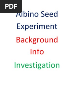 Albino Seed Experiment