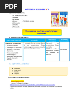 D1 A1 SESION Reconocemos Nuestras Características y Cualidades.