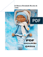 PDF Croche de Boneca Dormindo Receita de Amigurumi Gratis