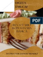 Recetario Repostería Básica