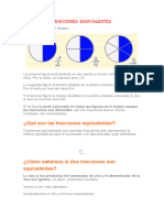 Fracciones Equivalentes