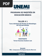 METODOLOGIA DEL APRENDIZAJE - Aprendizaje colaborativo-TAREA 1