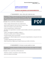 Examen de Conciencia 10 Mandamientos y Pecados Capitales Mat Extra