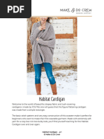 Habitat Cardigan MakeAndDoCrew NT5