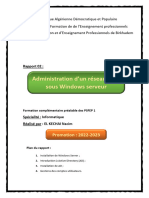 Administration D'un Réseau Local Sous Windows Server