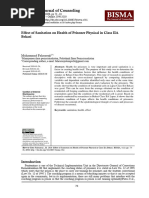 Effect of Sanitation On Health of Prisoner Physica