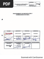 Procedimiento de Micropilotes y Hormigonado de Hincas