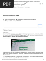 Supports de Cours PDF, Tutoriels Et Formation À Télécharger Gratuitement - Formation Excel 2016