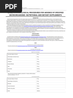 Usp 2022 Microbiological Procedures For Absence of Specified