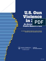 U.S. Gun Violence in 2021: An Accounting of A Public Health Crisis