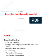 Chapter 6. Exception Handling and Stream I - O