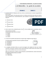 1° Prueba Diagnóstica Matemática