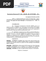 Resolución Directoral - AUTORIZACIÓN