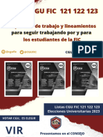 Propuestas y Trabajo de Cgu Fic 121 122 123