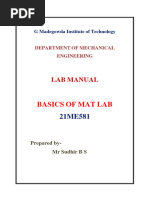 Basics of MATLAB.