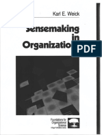 Sensemaking in Organizations (Karl E. Weick)