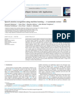 Speech Emotion Recognition Using Machine Learning - A Systematic Review