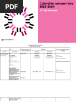 Calendrier Universitaire 23 24 IUT Rennes - 0