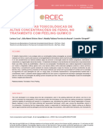 Consequências Toxicológicas de Altas Concentrações+de+fenol+no+tratamento+com+peeling+químico