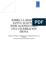 Sobre La Semana Santa Algunas Indicaciones para Una Adecuada Celebración Final 2