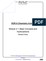 OCR A-Level Basic Concepts and Hydrocarbons