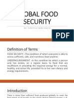 Global Food Security: Ms. Christille Dawn Nakila